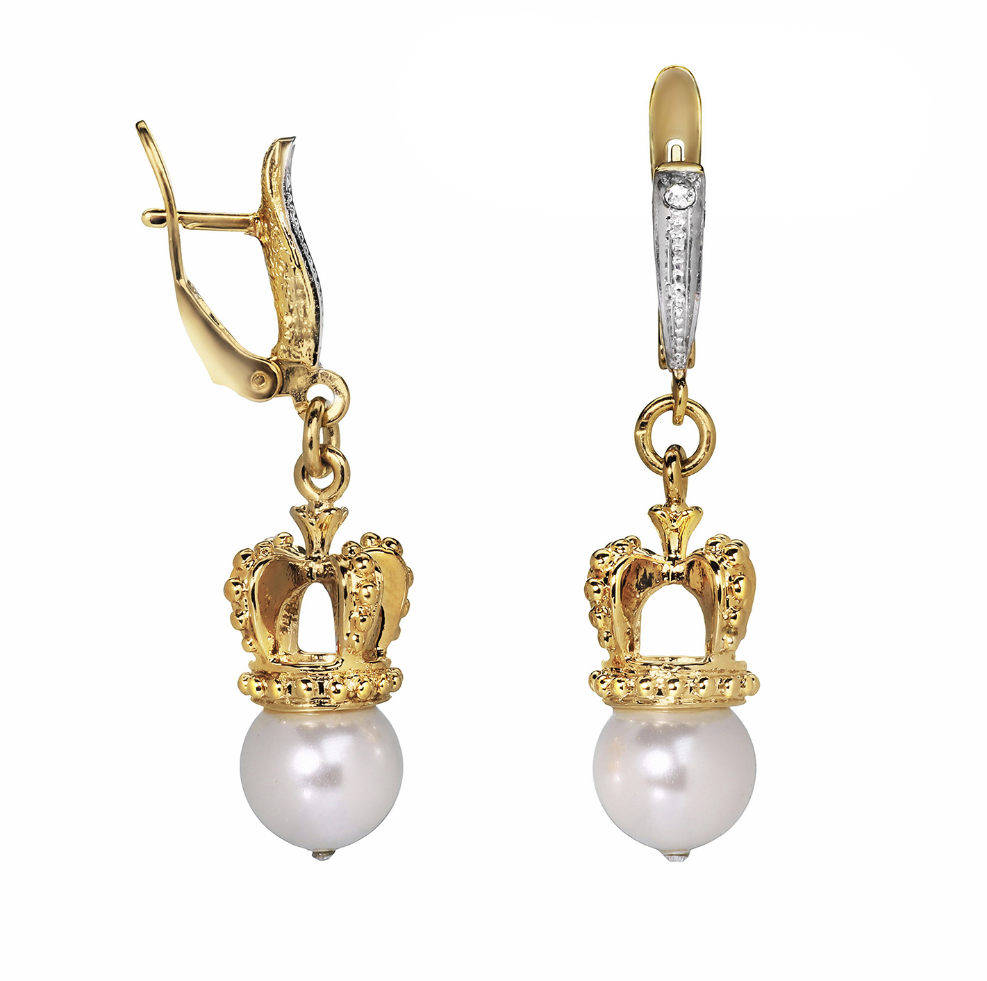 Серьги Корона мод Серьги Корона мод