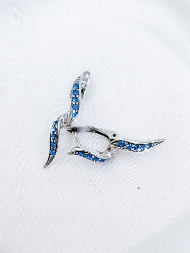 Серьги Бланманже