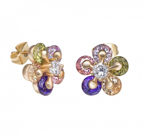 Серьги Радуга