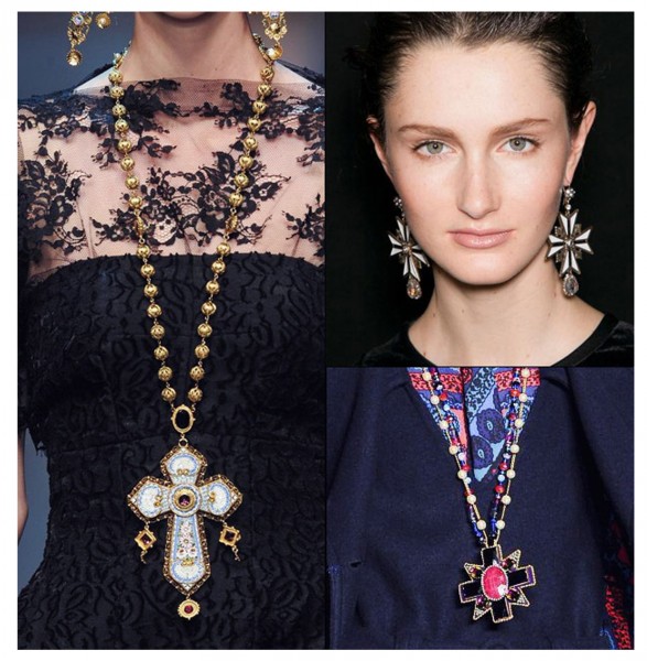 девушка с готическим украшением