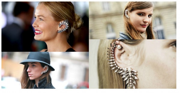 образы с серьгами каффами