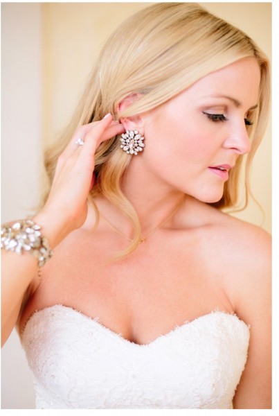 свадебные серьги и украшения