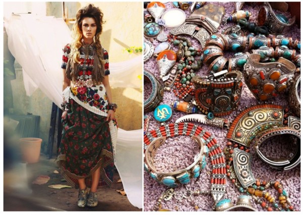 образ с восточными украшениями