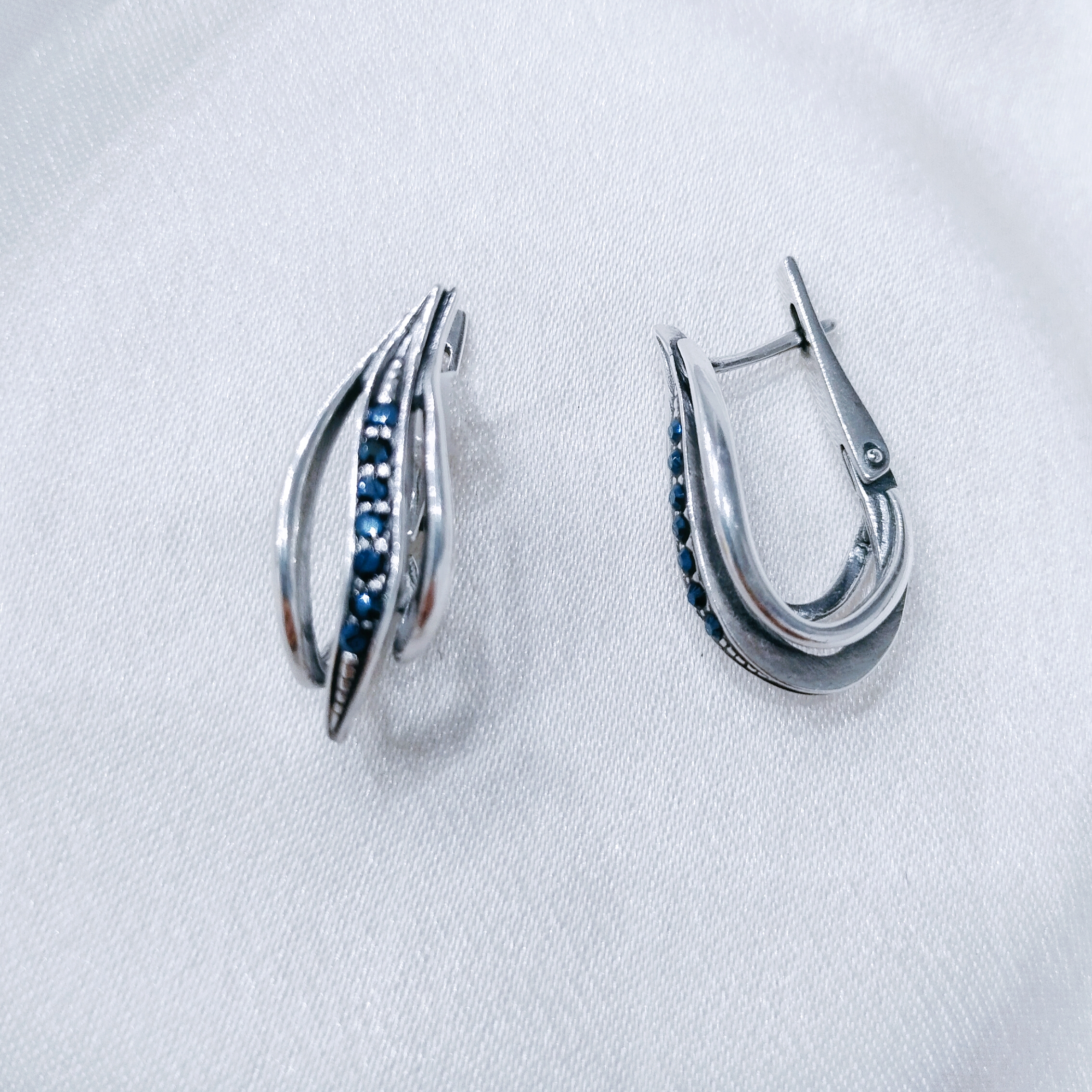 Серьги Зефир