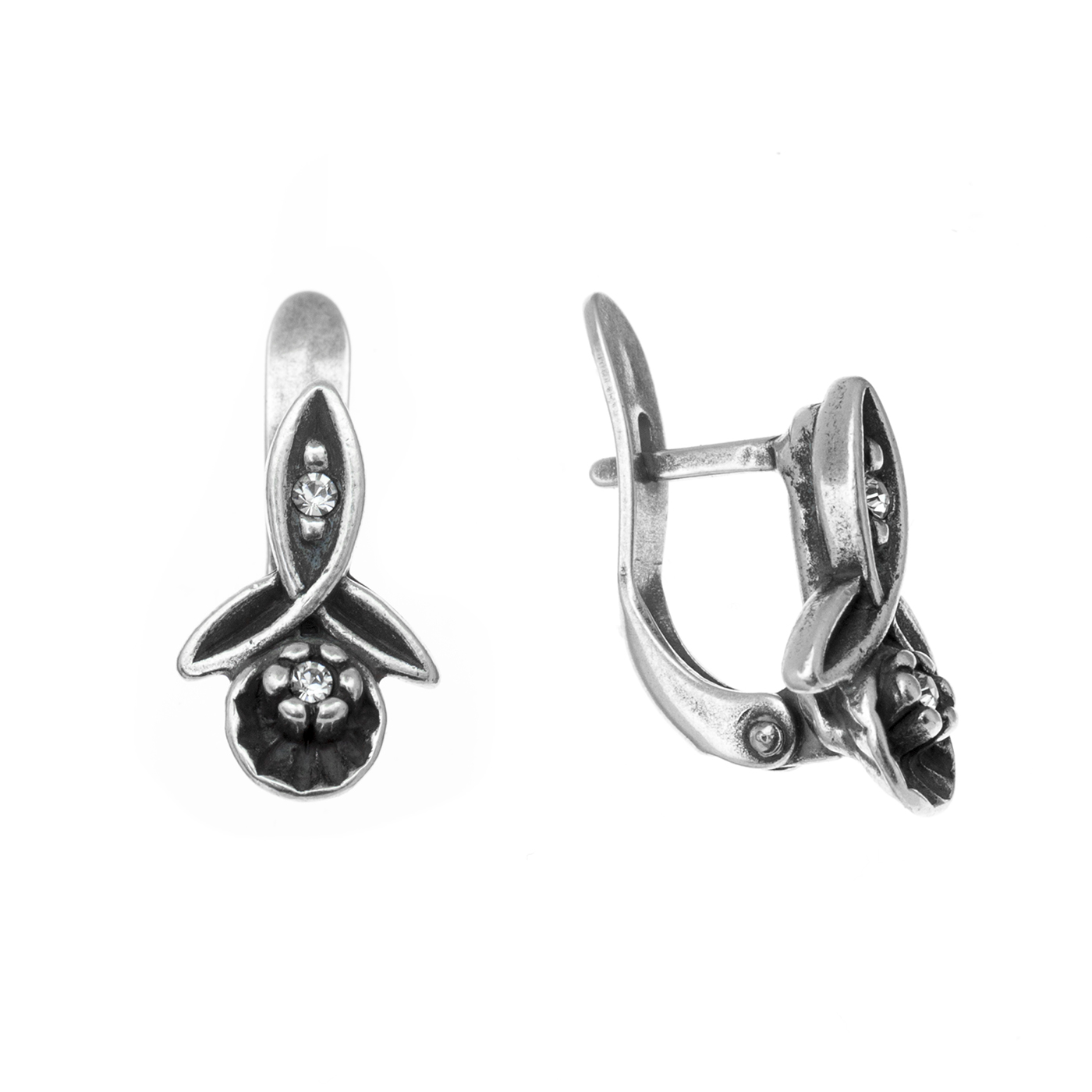 Серьги Клевер